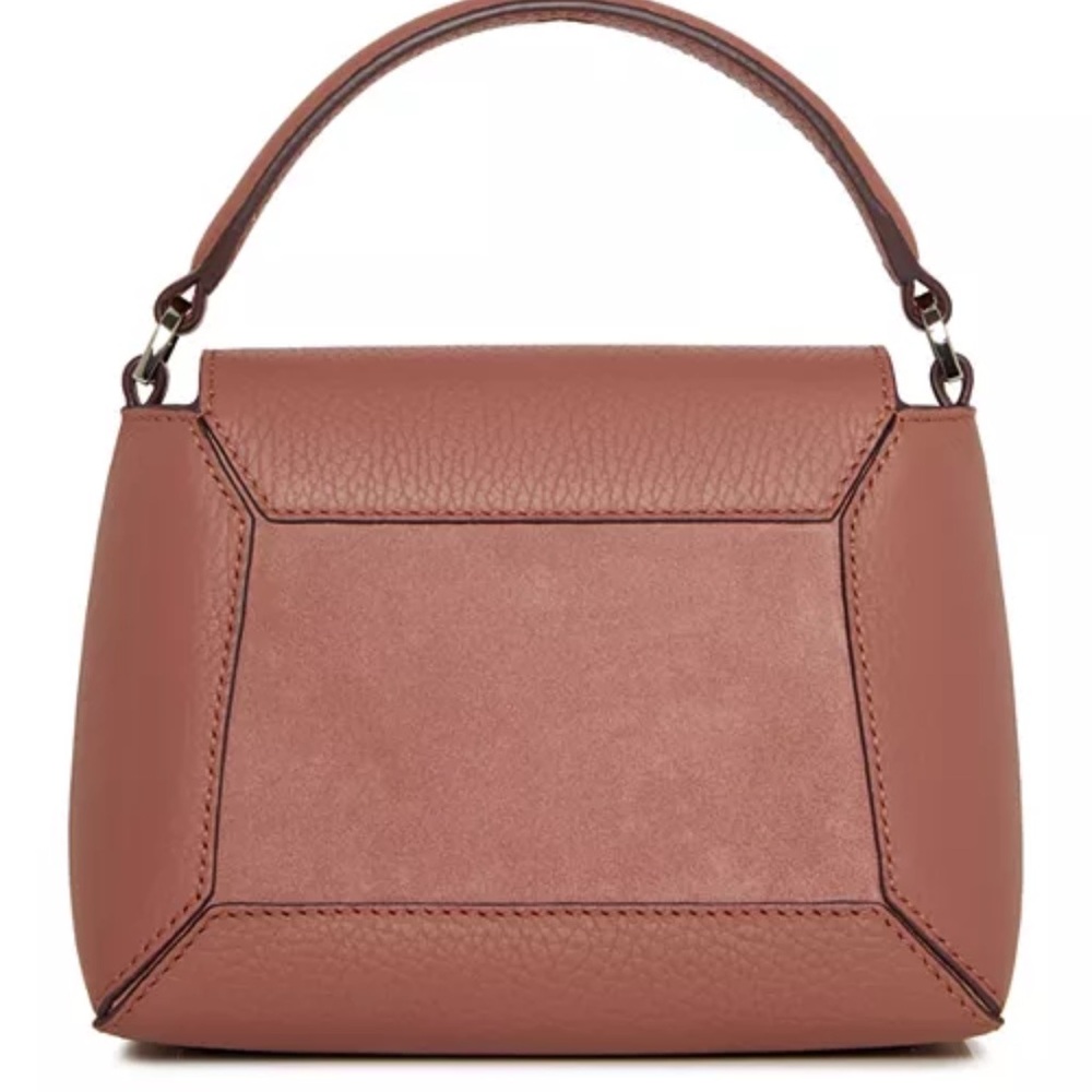 Strathberry Mosaic Nano Suede in Grain Sienna/Dusty Pink NWT MSRP $555 - Picture 3 of 15